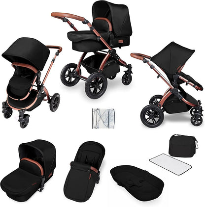 Ickle Bubba Stomp V4 2 In 1 Carrycot & Pushchair - Nude