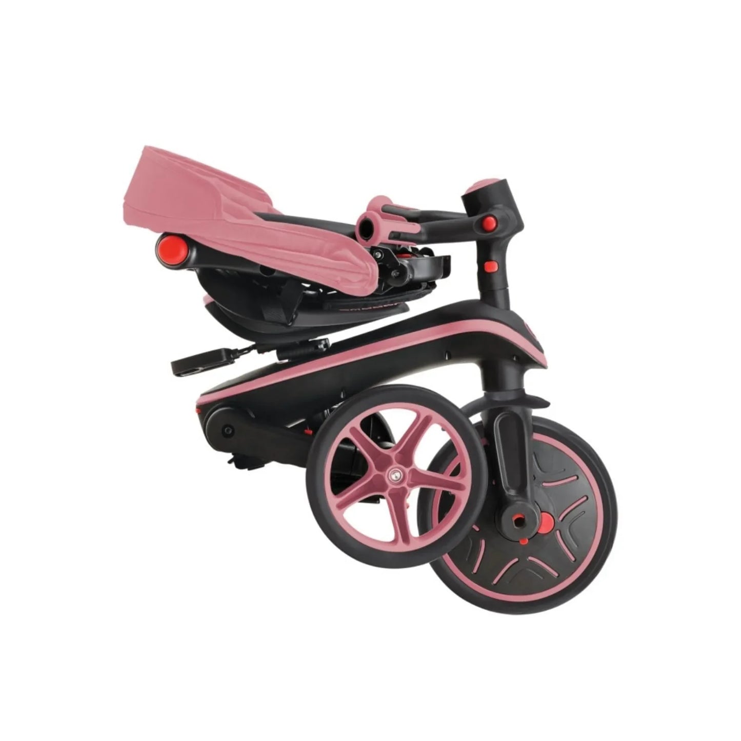 Globber Explorer Trike Foldable 4 in 1 - Deep Pastel Pink