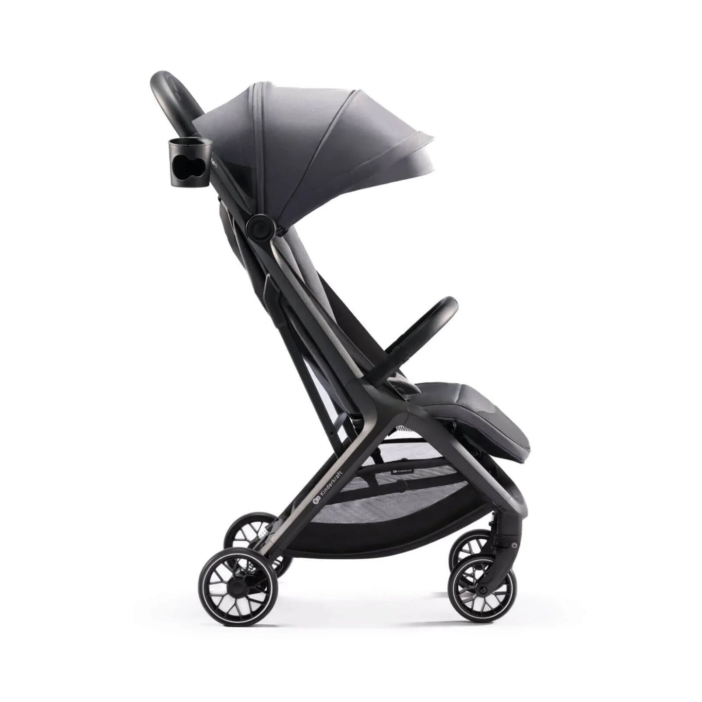 Kinderkraft Nubi 2 Auto-Folding Pushchair - Cloudy Grey