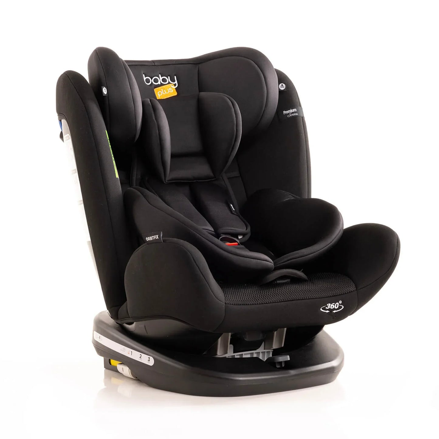 baby plus Orbitfix Group 0/1 Baby Car Seat - Black
