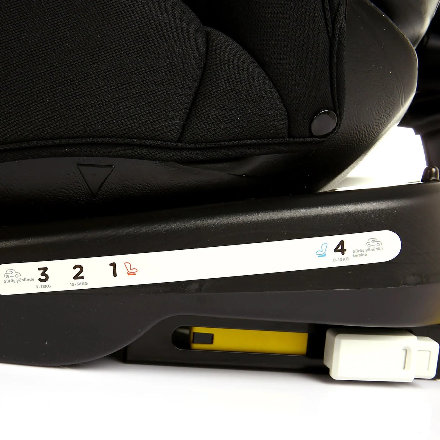 baby plus Orbitfix Group 0/1 Baby Car Seat - Black Red