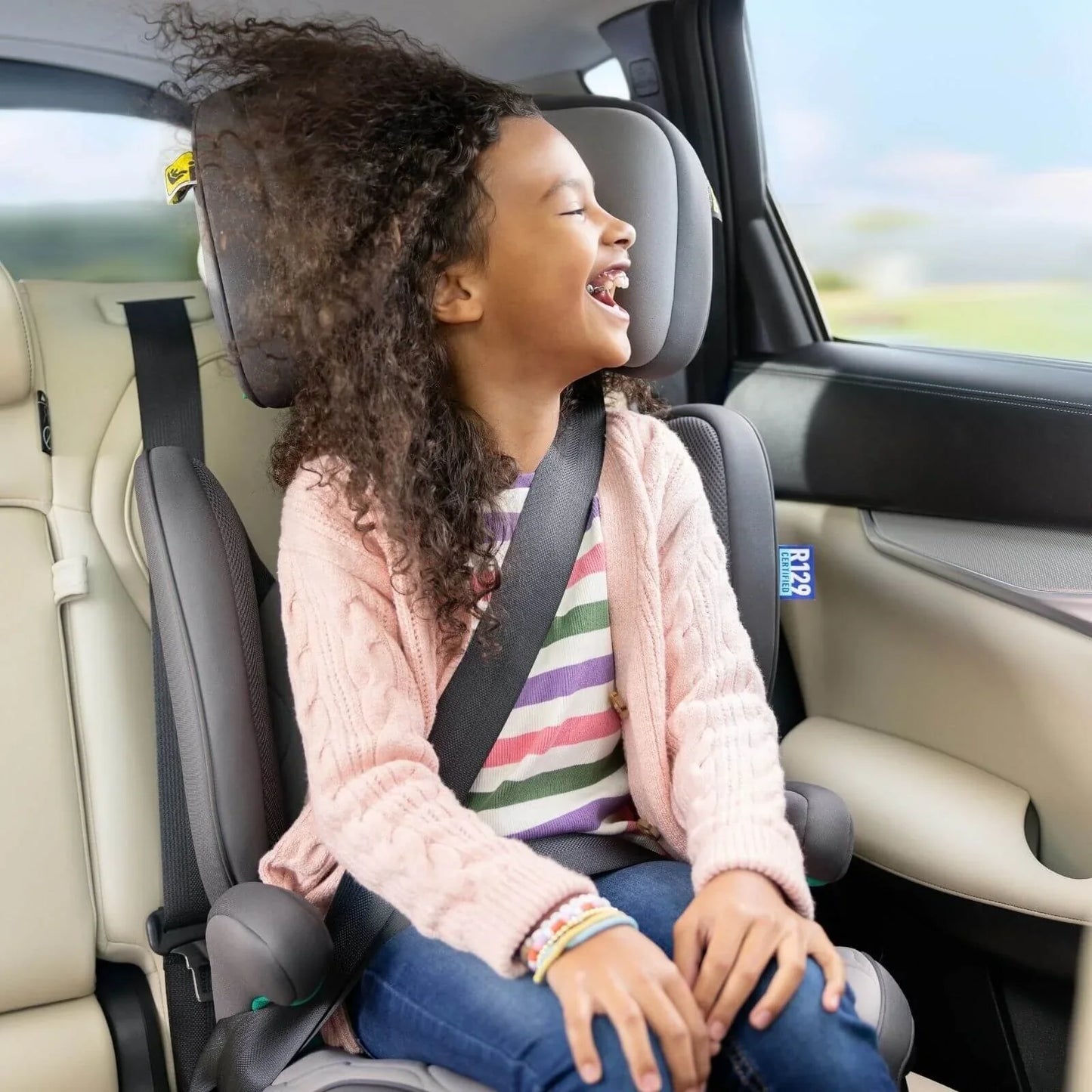 Graco Affix i-Size R129 ISOFIX Highback Booster Car Seat - Midnight