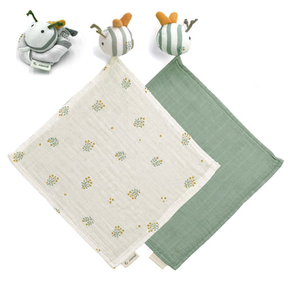 Jane Dou-Dou Reversible Bamboo Baby Security Blanket