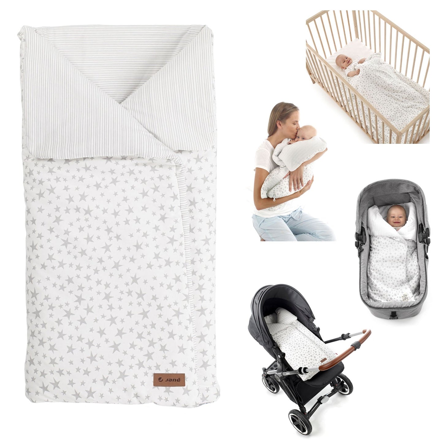 Mims 4-in-1 Cot Blanket Shawl – Versatile Comfort for Your Baby