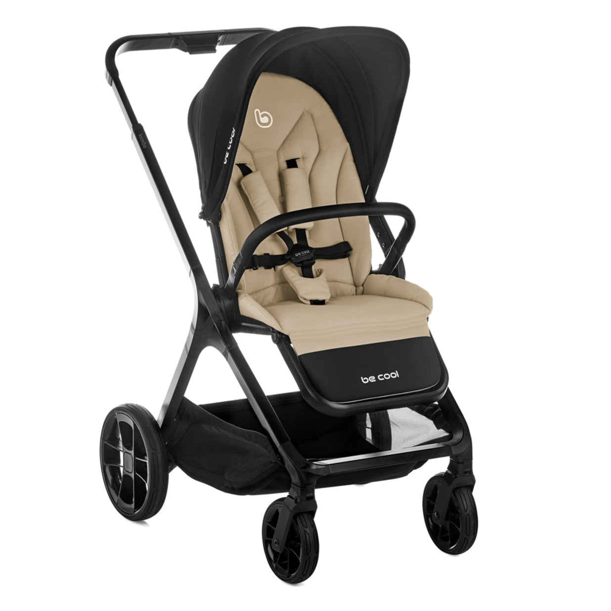 Be Cool Kombo Trio: Pushchair + Carrycot + i-Size Travel Baby Carrier, Be Rock