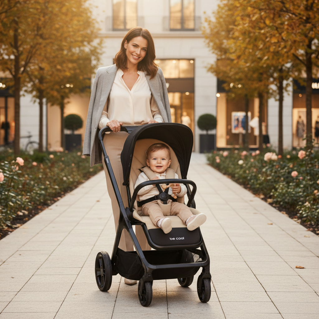 Be Cool Kombo Trio: Pushchair + Carrycot + i-Size Travel Carrier Car Seat