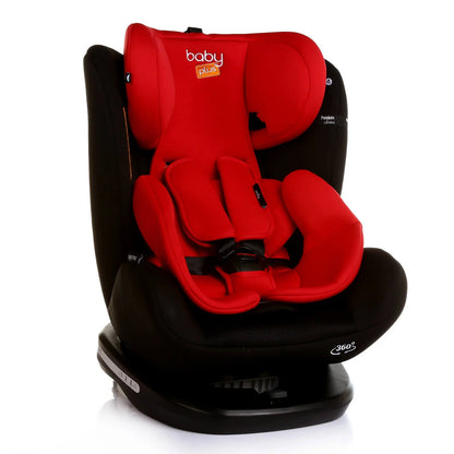 baby plus Orbitfix Group 0/1 Baby Car Seat - Black Red