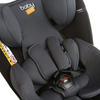 baby plus Orbitfix Group 0/1 Baby Car Seat - Black Grey