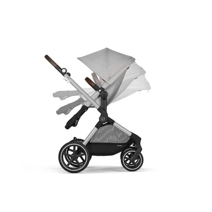 Cybex Eos Lux Silver 2-in-1 Pushchair - Lava Grey