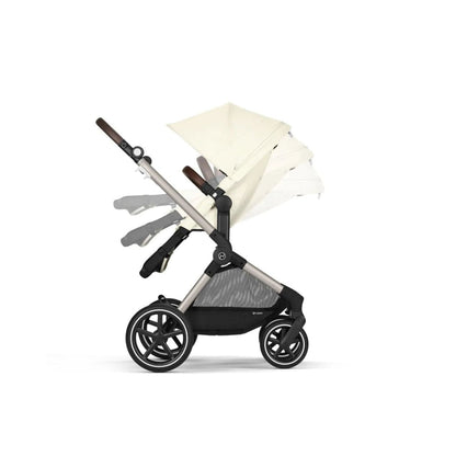 Cybex Eos Lux Silver 2-in-1 Pushchair - Seashell Beige