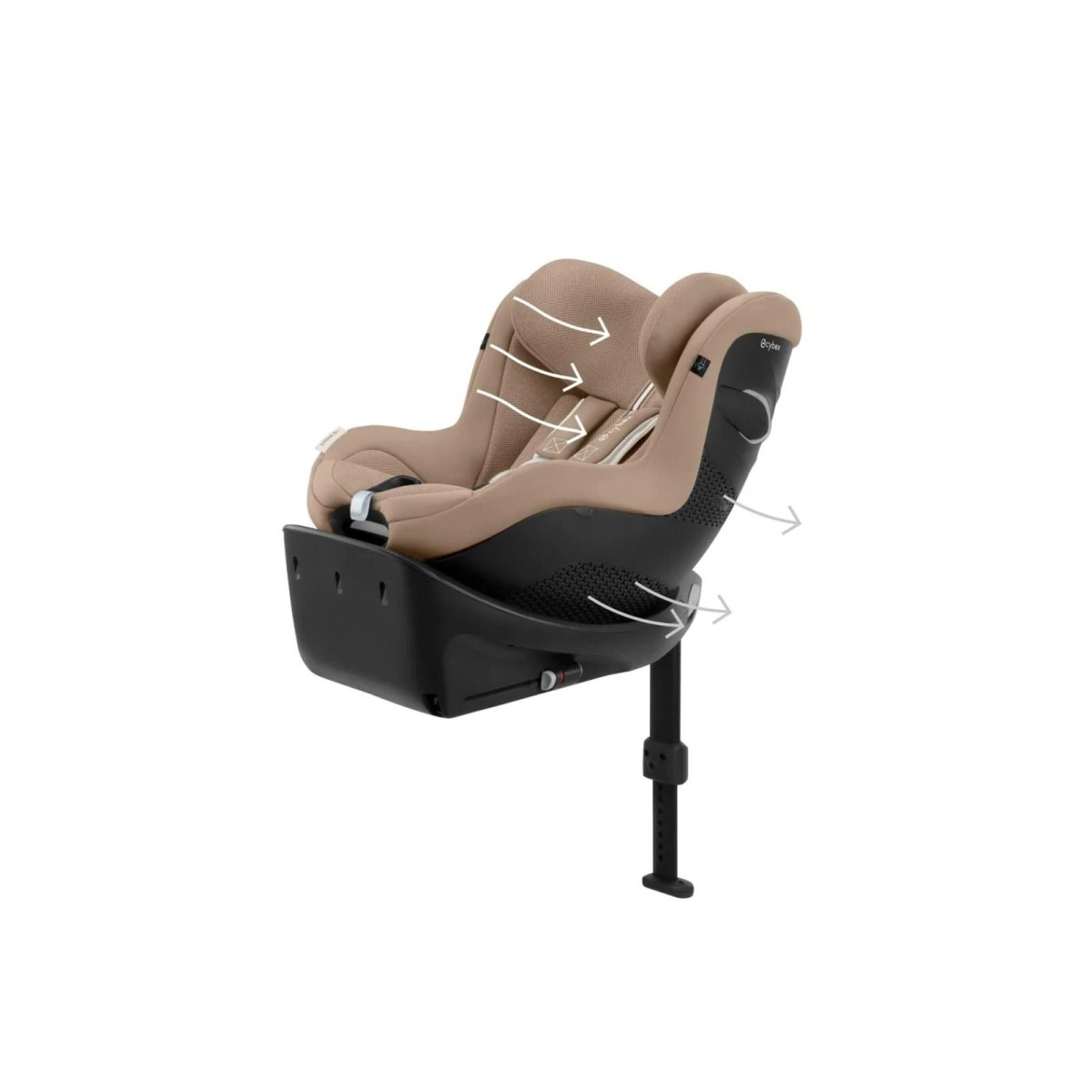 Cybex Sirona Gi i-Size Plus Group 0/1 Car Seat - Almond Beige