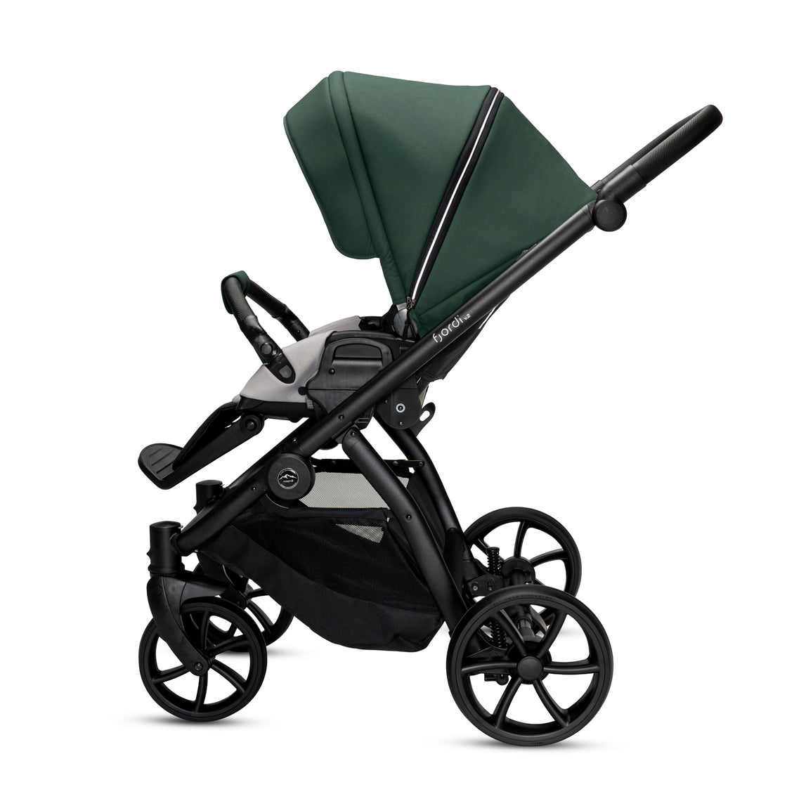 Noordi Fjordi V2 2in1 Pushchair with ThermoCot™ Carrycot, Emerald Green