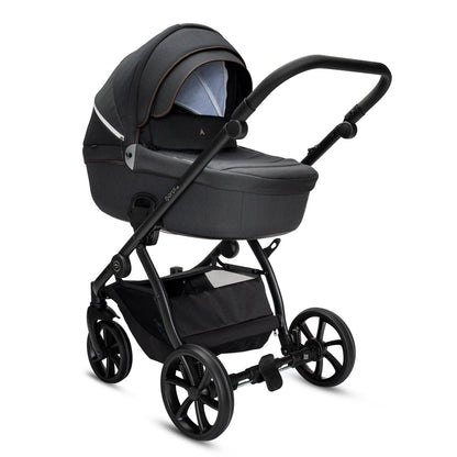 Noordi Fjordi V2 2in1 Pushchair with ThermoCot™ Carrycot, Voyager Black