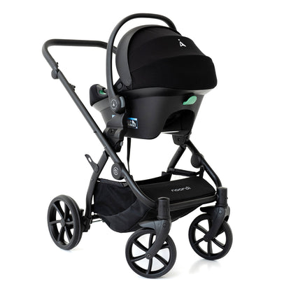 Noordi Fjordi V2 Leather 2in1 Pushchair with ThermoCot™ Carrycot, Sage