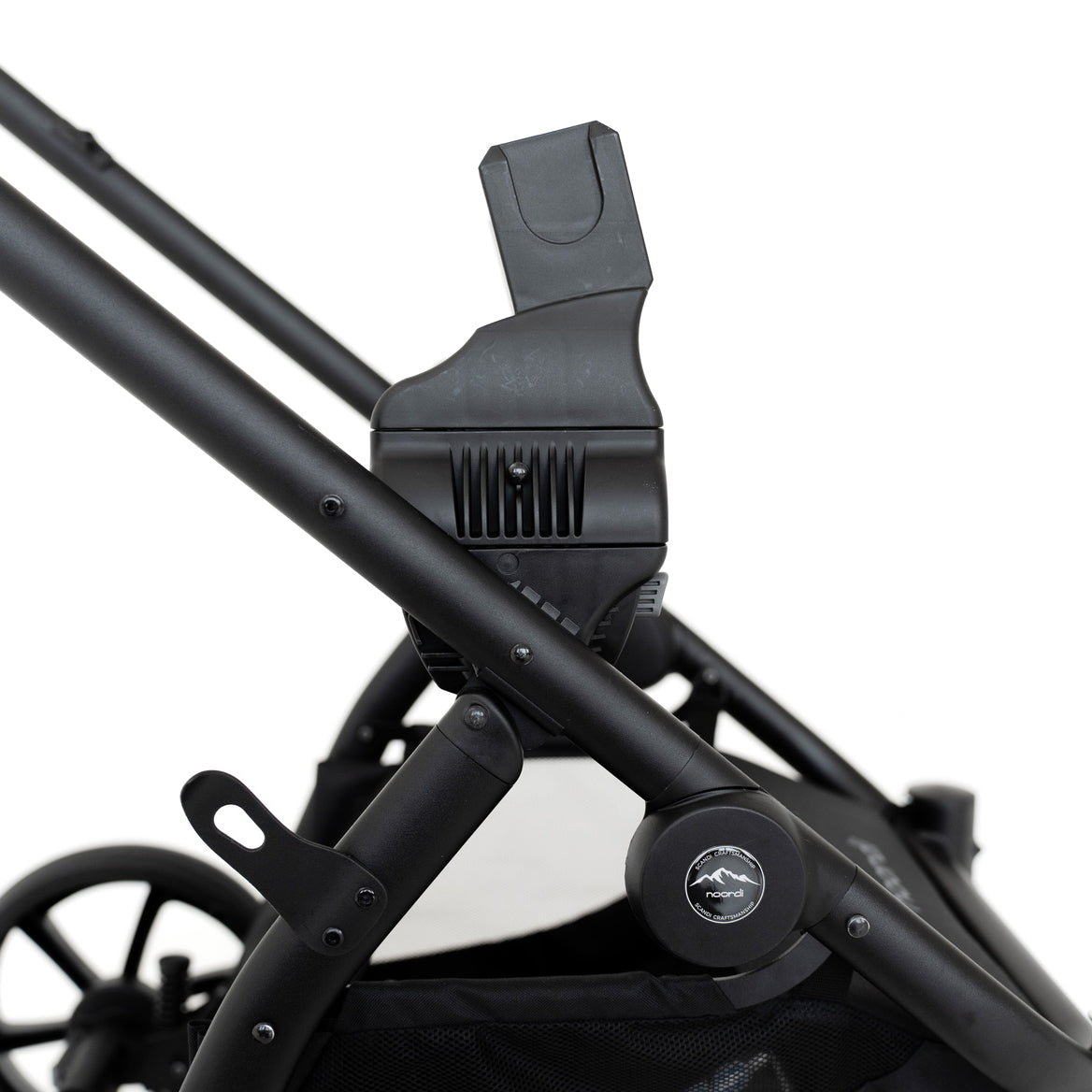 Noordi Fjordi V2 Leather 2in1 Pushchair with ThermoCot™ Carrycot, Sage