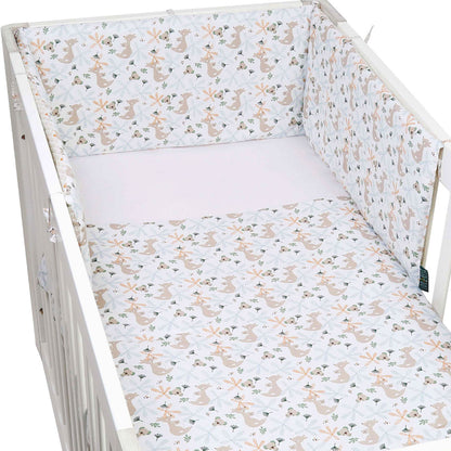 Koalaroo Organic Cotton Toddler 3 Piece All-in-One 4.0 Tog Quilt Bedding Set with Bumper