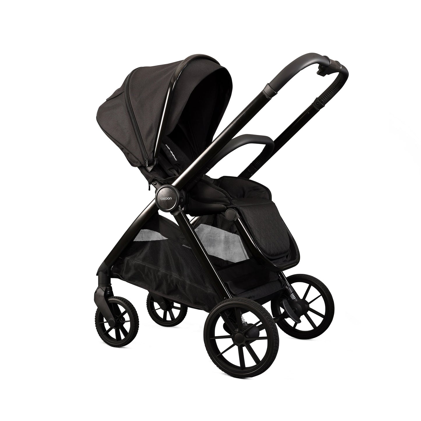 Mee-Go Cocoon Pushchair with Accessories - Liquorice