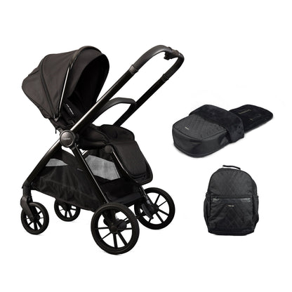 Mee-Go Cocoon Pushchair with Accessories - Liquorice