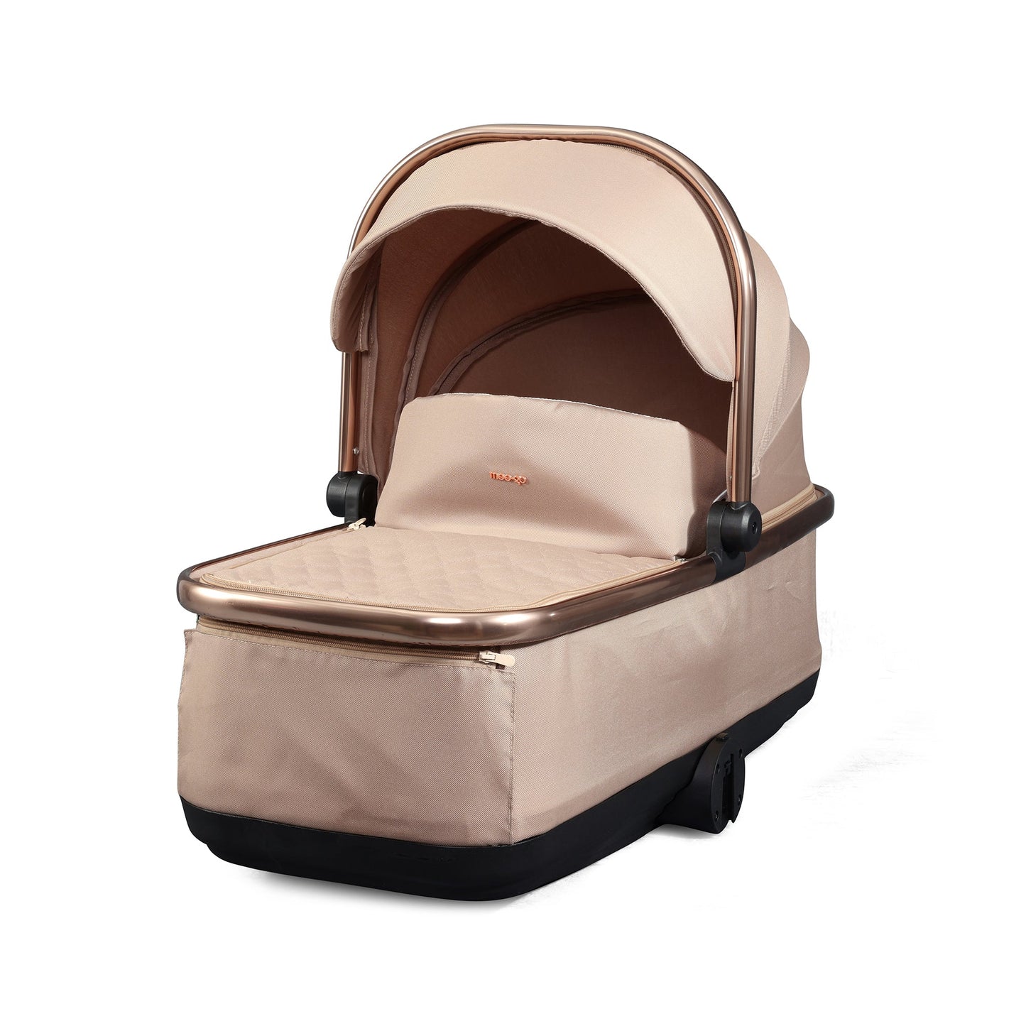 Mee-Go Cocoon Travel System with EVO Spin Car Seat and ISOFIX Base – Toffee
