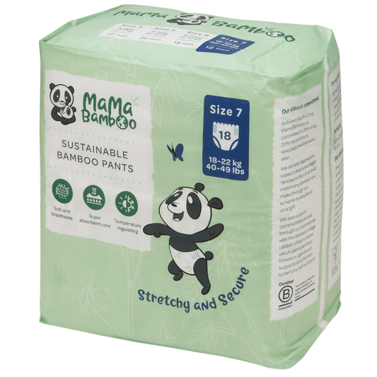Mama Bamboo Sustainable Pull-Up Nappy Pants DS