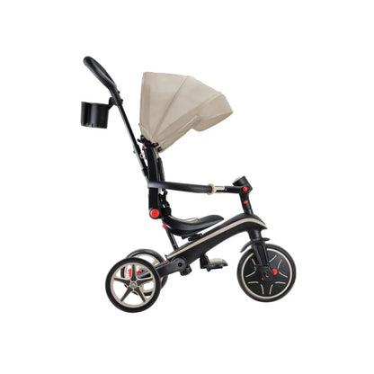 Globber Explorer Trike 4-in-1 Foldable - Taupe