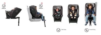 Be Cool Fit Rotating i-Size Car Seat 40–105cm, 0 -4 Years