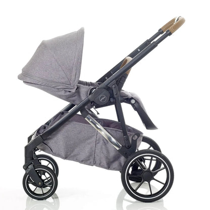 Mee-Go Uno Plus 2-in-1 Pushchair & Pram - Grey/Chrome