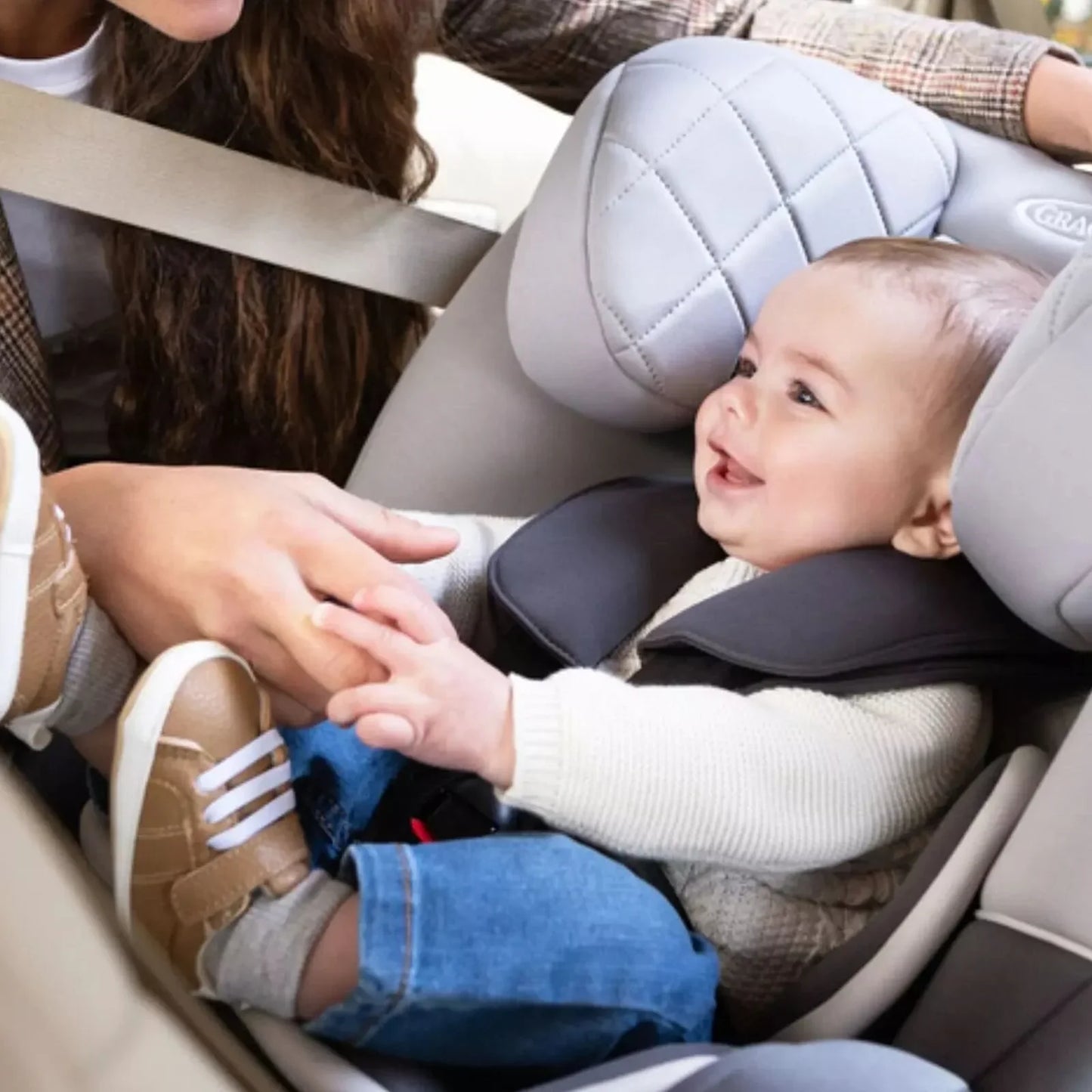 Graco SlimFit R129 i-Size Car Seat - Iron