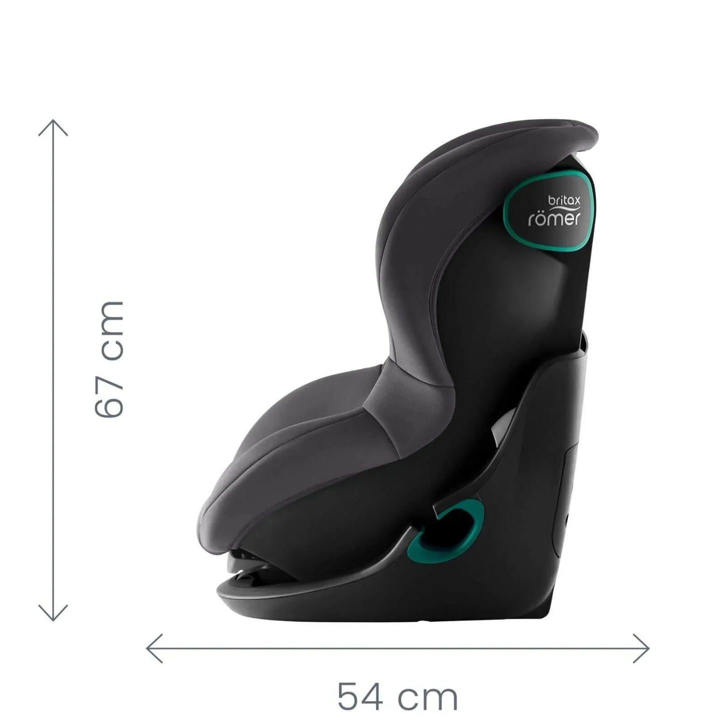 Britax Römer King Pro BR i-Size Group 1 Car Seat - Midnight Grey