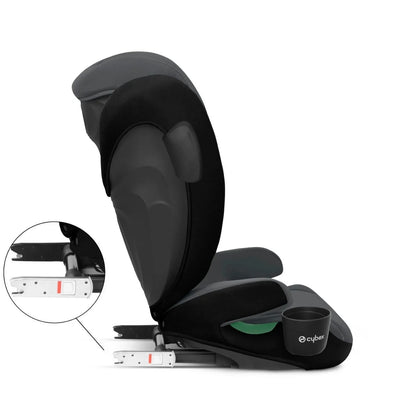 Cybex Solution B4 i-Fix Group 2/3 Car Seat (4 Years to 12 Years) - Steel Grey