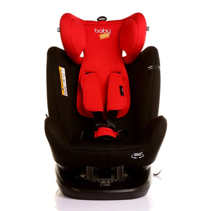 baby plus Orbitfix Group 0/1 Baby Car Seat - Black Red