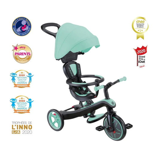 Globber Explorer Trike 4 in 1 - Mint