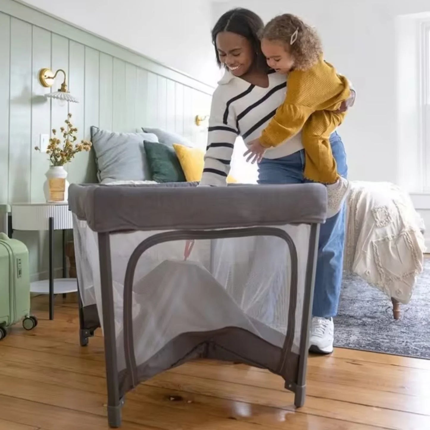 Joie Amigo Travel Cot - Thunder