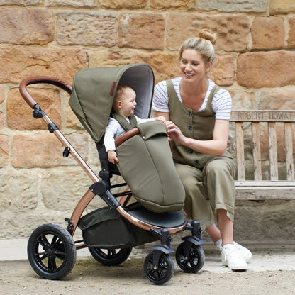 Ickle Bubba Stomp V4 2 In 1 Carrycot & Pushchair - Nude
