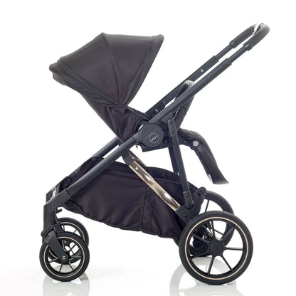 Mee-Go Uno Plus 2-in-1 Pushchair & Pram - Black/Rose