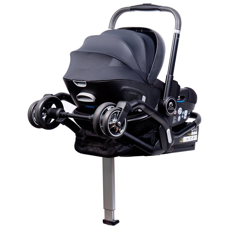 For Your Little One Qubi Infant Car Seat & Stroller 7 Piece Bundle - Eclipse Black