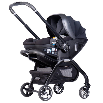For Your Little One Qubi Infant Car Seat & Stroller & Base - Eclipse Black