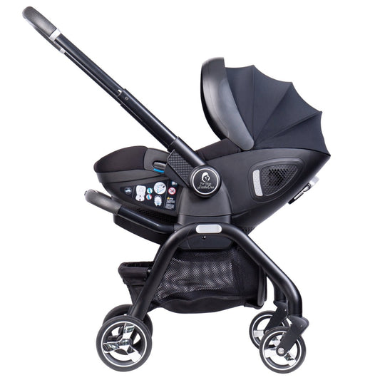 For Your Little One Qubi Infant Car Seat & Stroller - Eclipse Black