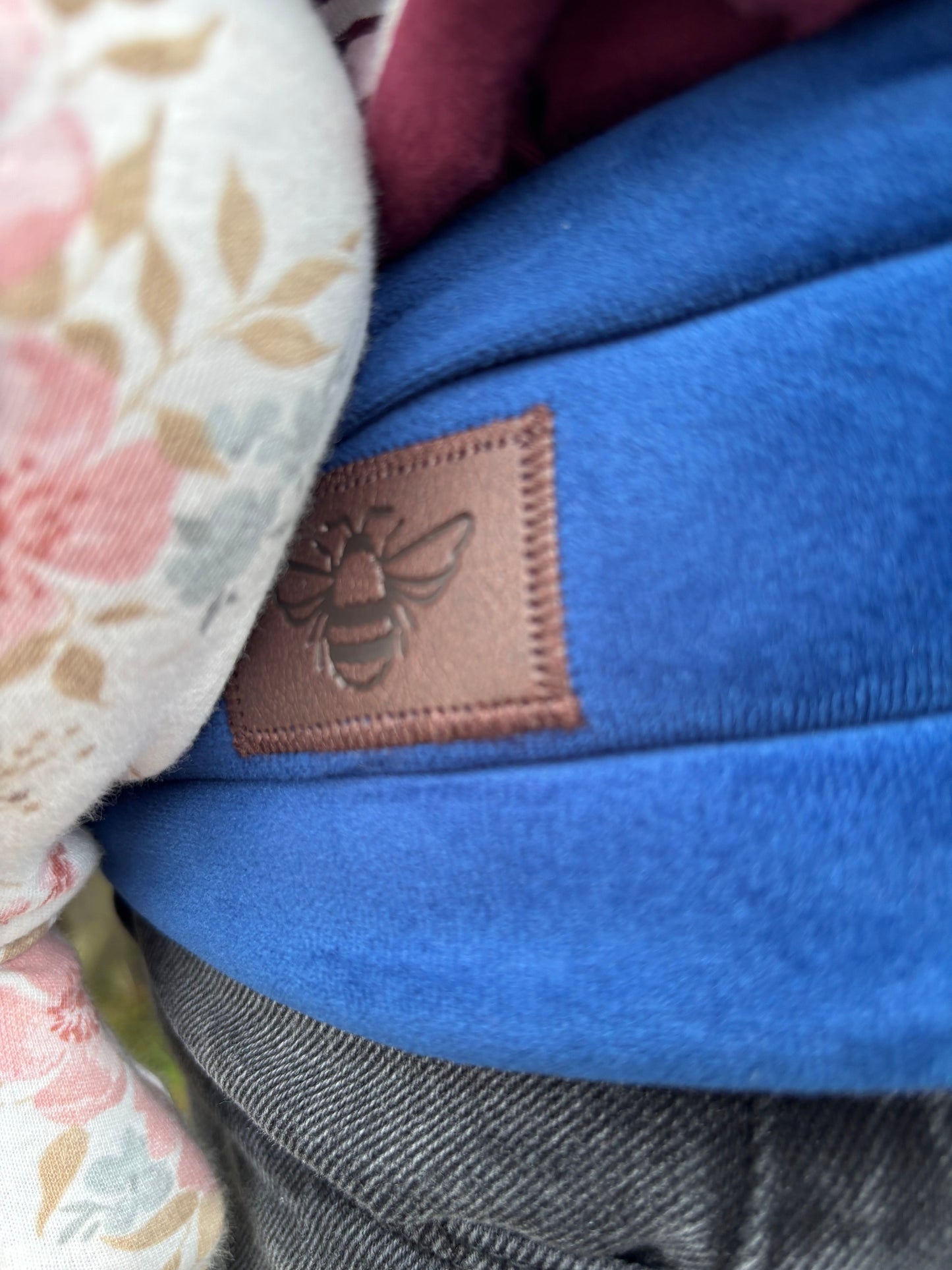 Velvet Baby Carrier - True Blue