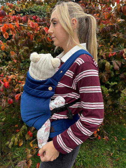 Velvet Baby Carrier - True Blue