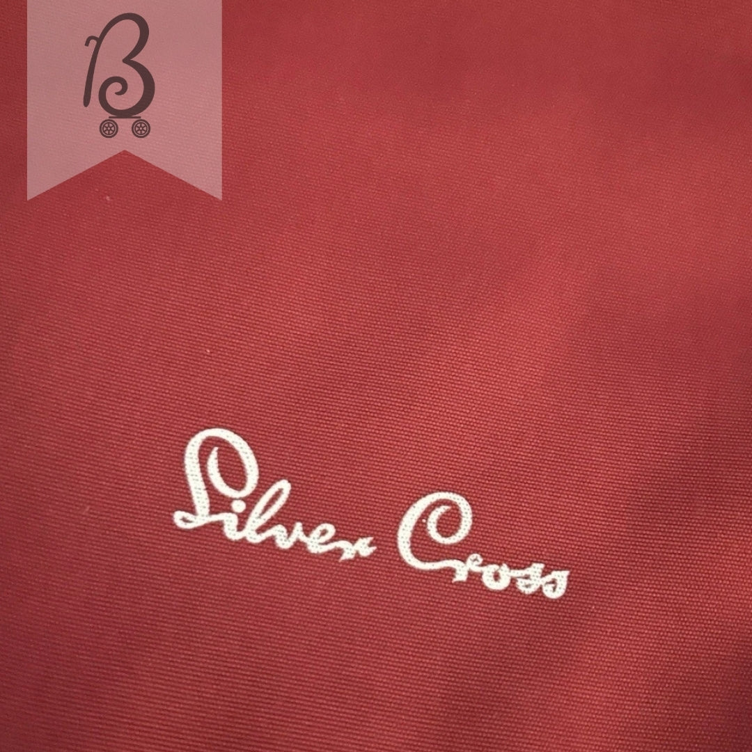 Silver cross surf carrycot apron in red