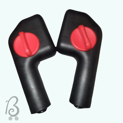 LASCAL BUGGY BOARD Right And Left Arm supports with pins Spare Parts - Maxi Mini Brand New