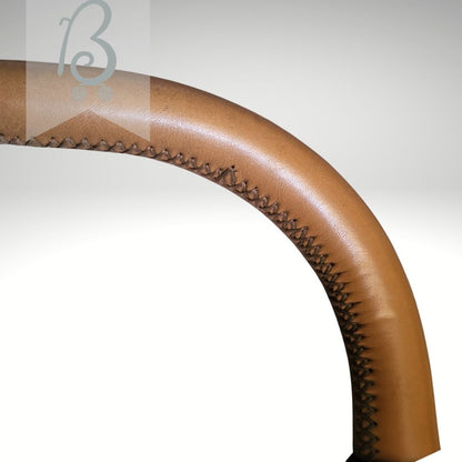 Replacement BabyStyle Egg Stroller Handle - Tan Leather