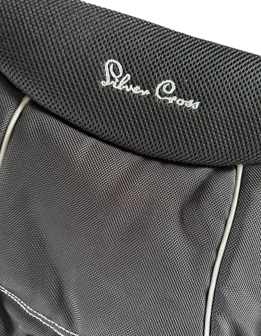Silver Cross 3D Pram footmuff & Pushchair apron black