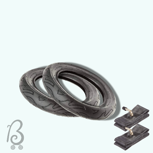 Bugaboo Donkey replacement tyres with inner tubes (Rear wheel set of 2)