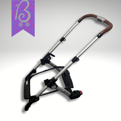 Silver Cross Wave Replacement Chassis – Refurbished with Custom Hand-Sewn Vegan Leather Handles