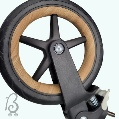 Elevate Your Ride: Wood Wheel Trims & Wheels for Bugaboo Fox (Refurbished)