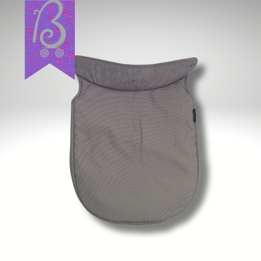 iCandy Orange Carrycot Apron – Slate Grey (Refurbished & Sanitised)