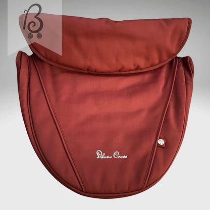 Silver cross surf carrycot apron in red