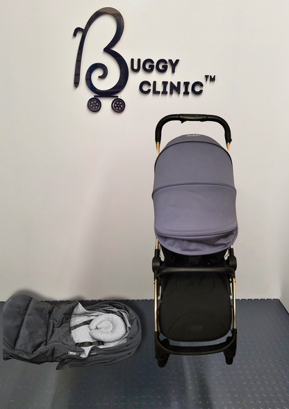 Mamas and Papas Airo fully refurbished pushchair with newborn carrycot